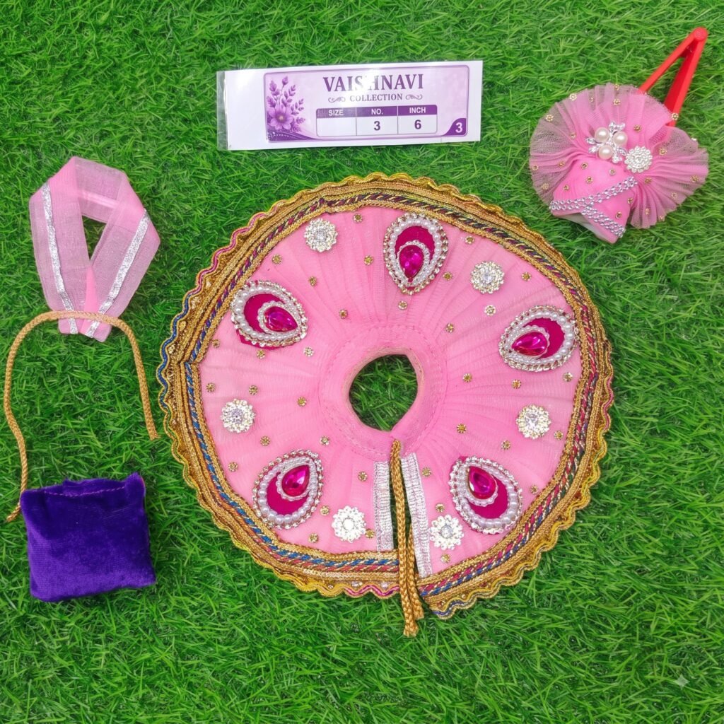 Gulabi Pearl Embellished Poshak