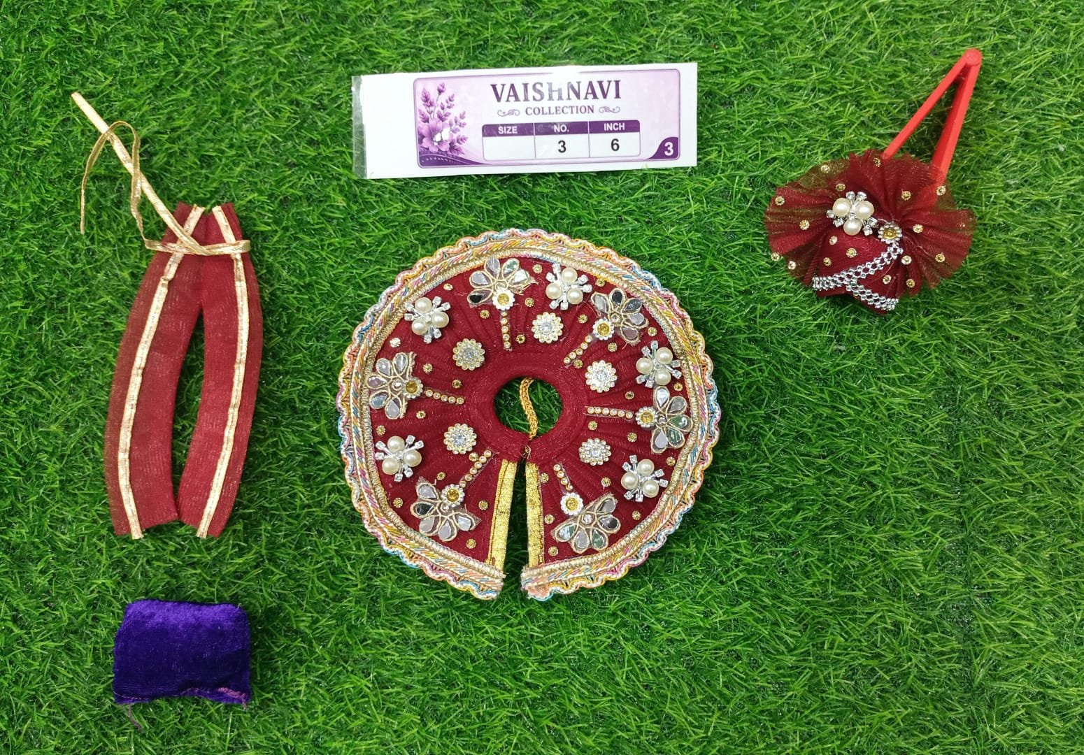Royal Maroon Poshak