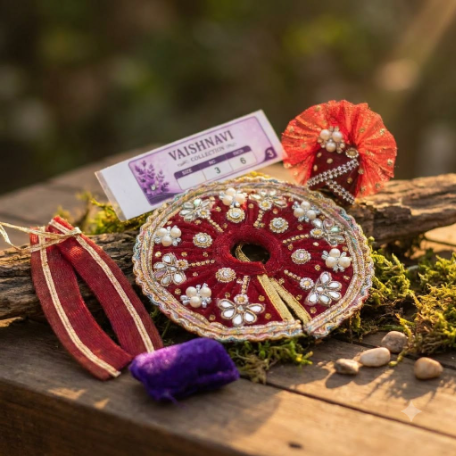 Royal Maroon Poshak - Image 4